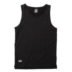 Publish Brand - Amias 3M Polka Dot Tank Top in Black, Size M